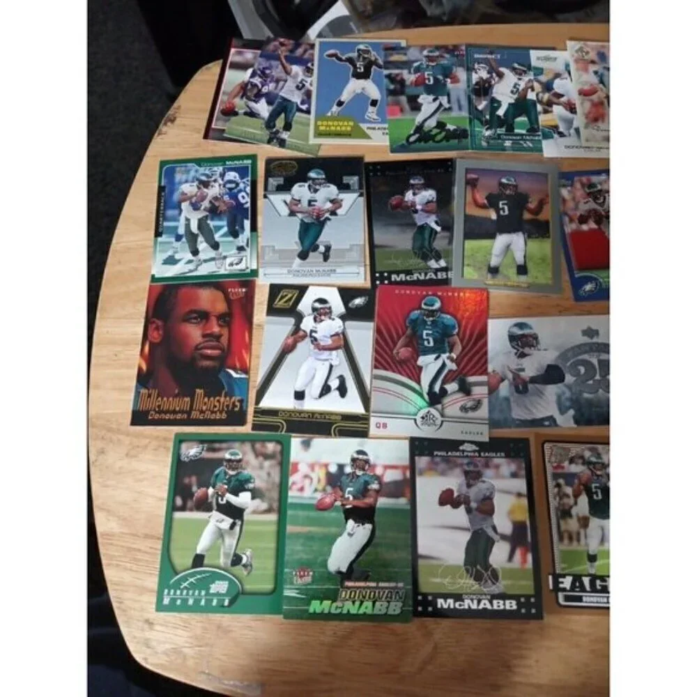 Lot Of 50 Donovan McNabb Philadelphia Eagles NFL Football Cards